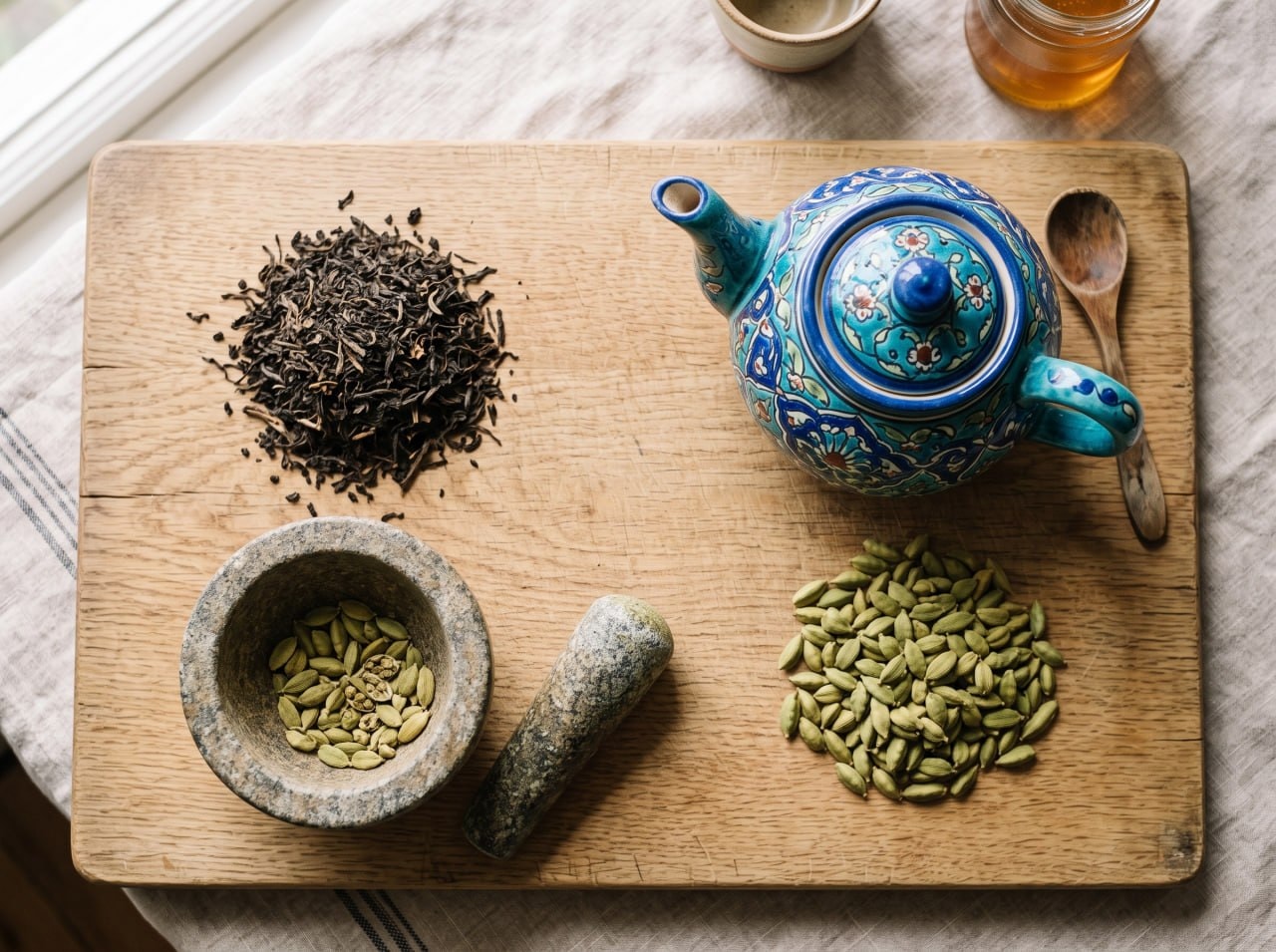طرز تهیه چای هل؛ نسبت دقیق هل به چای و عطری که نمیپرد